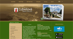 Desktop Screenshot of lubietova.sk